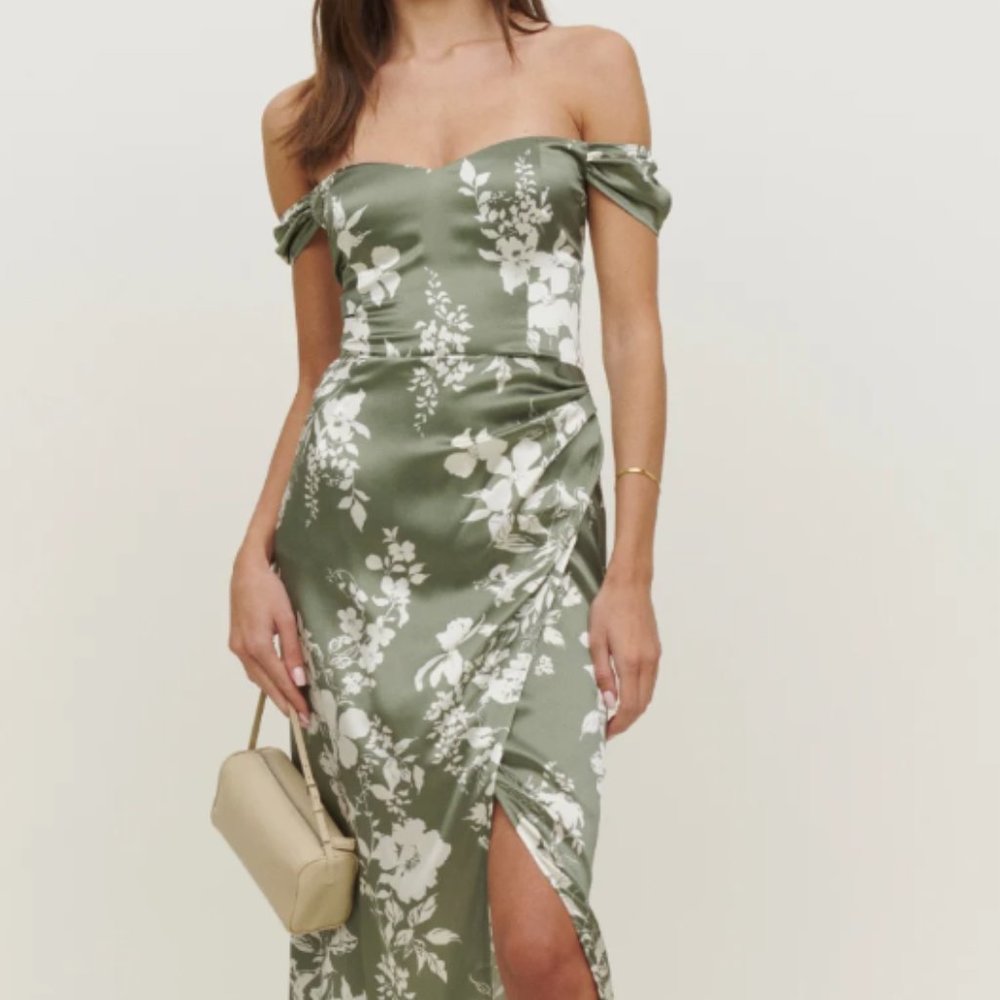 Reformation Genesis Silk Dress (Willow)